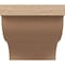 Ekena Millwork 11"W x 11"D x 11"H Wide Garner Rough Cedar Woodgrain TimberThane Corbel, Primed Tan CORUR11X11X11GARRCPR - alternate 6